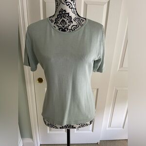 RENA ROWAN SHORT SLEEVE TOP, LARGE